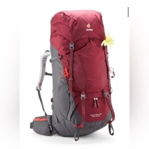 Deuter Maroon and Graphite Hiking Backpack